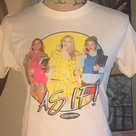 LAST- SM- Clueless , AS IF! Tee - Picture 3 of 3